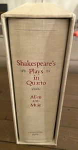William Shakespeare's Plays in Quarto (1981) Huge Facsimile Edition Book - Imagen 1 de 11