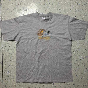 Mazatlan Gray Embroidered Anchor Mens XL T-Shirt Mexico Short Sleeve Casual - Picture 1 of 5