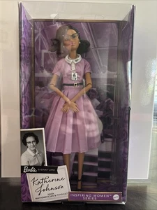 Barbie Signature Doll Katherine Johnson Nasa Inspiring Women Series Damaged Box - Picture 1 of 2