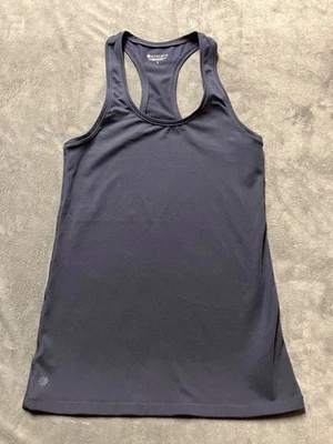 Camiseta sin mangas Athleta para mujer talla S azul marino espalda deportiva sin costuras yoga gimnasio atlético Foto 1 de 4