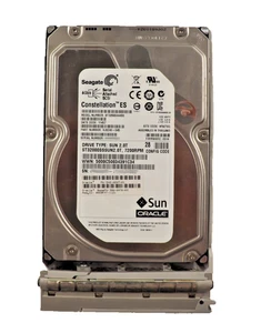 Sun 542-0247-01 Seagate Constellation ST32000SSSUN2.0T 2TB 7.2K SAS HDD w/caddy - Picture 1 of 7