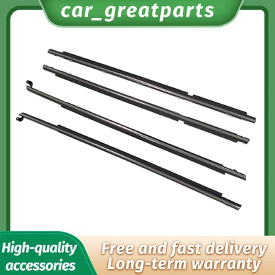 Door Belt Molding Weatherstrip Set For 1995-2002 Toyota Corolla 1.8L Front Rear Foto 1 de 4