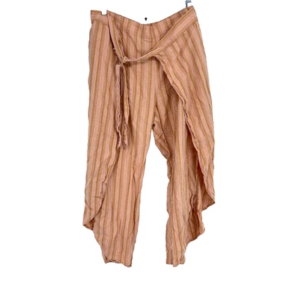 Pantalones de jardín Patagonia para mujer XL rosa a rayas Harlem transpirables ligeros cáñamo Foto 1 de 4