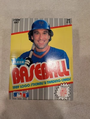 Fleer Baseball 1989 caja sin abrir 8608-A Billy Ripken FF error Ken Griffey Jr radiocontrol Foto 1 de 4