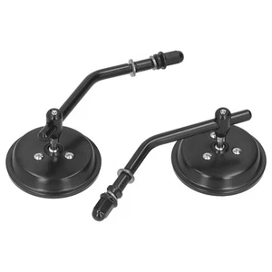 Pair Motorcycle Rearview Mirror Round Retro 8mm Screw Fit For Rocker C 2008‑2009 - Picture 1 of 24
