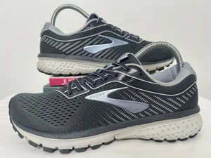 Brooks Ghost 12 Running Shoes Womens Outdoor Sneakers Gray Light Blue Size 8.5M - Picture 1 of 11
