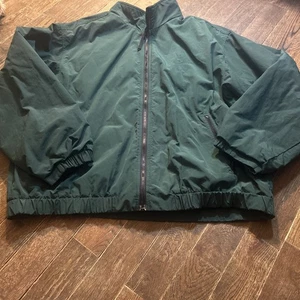 Eddie Bauer grüne Nylon Fleece gefütterte winddichte Squall Jacke Herren XXL - Bild 1 von 5
