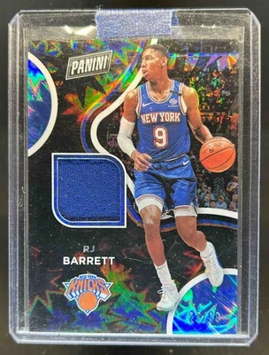 2021-22 Panini NBA Player of the Day RJ Barrett Jumbo Memorabilia Jersey #/99 - Image 1 of 2