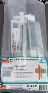 Connettore Ledger Simpson BVLZ-KT1 Simpson Strong-Tie BVLZ impiallacciatura mattoni - Foto 1 di 1