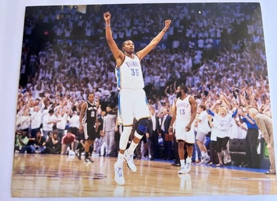 Póster impreso foto baloncesto Oklahoma City Thunder Kevin Durant 11x14 OKC NBA Foto 1 de 3