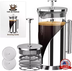 Nueva cafetera inoxidable Prensa Francesa De Acero con 4 niveles de filtrado - Imagen 1 de 8