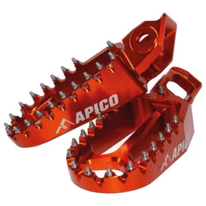 Apico Extreme Foot Pegs KTM SX/SX-F125-450 2023-2024 Orange - Picture 1 of 1