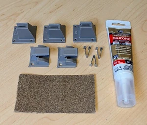 KIT DE 5 piezas de clip de asiento inferior delantero para Porsche Cayenne 955 957 2003-2010 - Imagen 1 de 2