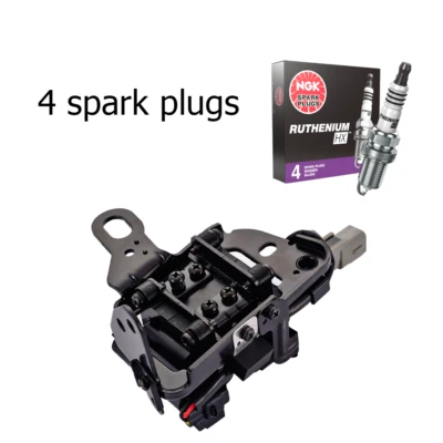 Bobina de encendido y bujía de rutenio NGK para 08-12 Hyundai Elantra UF593 E1093 Foto 1 de 3