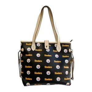 Pittsburgh Steelers Patterned Tote Bag Handbag - Picture 1 of 1