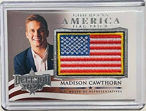 U.S. REP MADISON CAWTHORN 2020 DECISION FLAG PATCH CARD NORTH CAROLINA - Picture 1 of 2