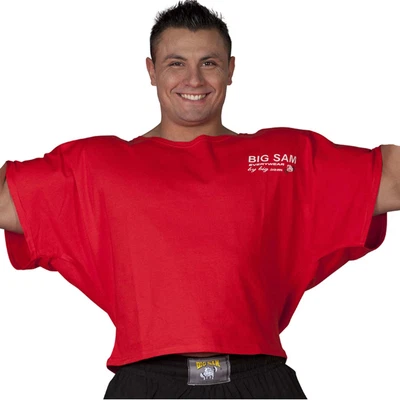 BIG SM SPORTSWEAR MUSCLEWEAR BIG SM EXTREME SPORTSWEAR Ragtop Rag Top Sweater T-Shirt Bodybuilding 3106