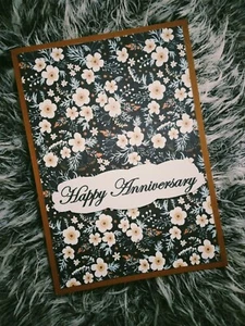 Handmade Kraft Anniversary Card Perfect Love Couple Him Her Unique Free Shipping - Picture 1 of 7