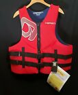 NWT Obrien Men's Adjustable Traditional Red Water Sports PFD Vest XXL