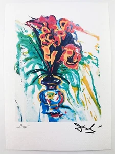 Salvador Dali Original Vintage Art Print Lithograph Signed Limited with COA - Picture 1 of 3