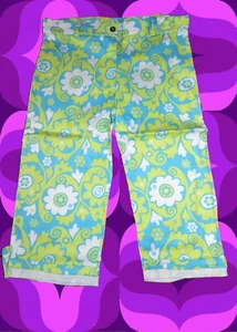 H6✪ Retro Blumen Muster Hose 60er 70er Jahre Festival Hippie Schlager Gr 40 - Bild 1 von 2