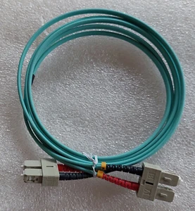 LWL Duplex Kabel, InLine® 83502O, SC/SC, 50/125µm, OM3, 2m, türkis - Bild 1 von 3
