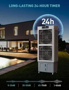 Zelngo 3-in-1 Evaporative Cooler 3 Speed Portable Air Fan 24H Timer 5000 CFM - Picture 1 of 14