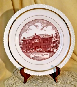 RUBY HIGH SCHOOL PLATE SOUTH CAROLINA DIST S.C. GRIFFIN CONCORD NC WHITE GOLD. - Picture 1 of 8