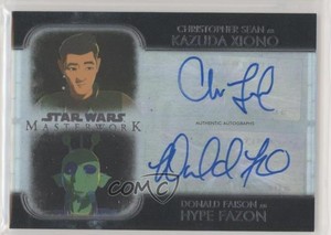 2020 Star Wars Masterwork Dual Rainbow Foil /50 Christopher Sean as Auto 3gq