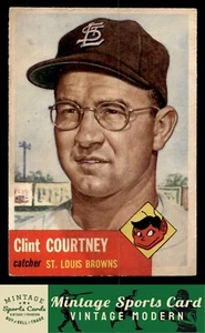 1953 Topps - Clint Courtney - #127 St. Louis Browns - Picture 1 of 2
