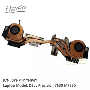 New For DELL Precision 7530 M7530 CPU &GPU Cooling FAN Heatsink 0YHP4Y YHP4Y - Picture 1 of 5