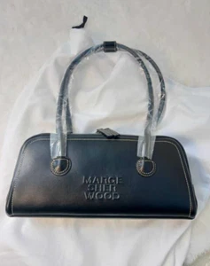 MARGE BORSA BAGUETTE MORBIDA SHERWOOD_nero tinta unita / FedEx - Foto 1 di 3