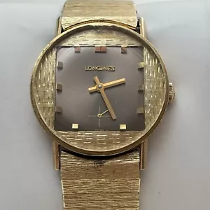 Correa Mecánica Original Vintage RARA LONGINES Cepillada 10K ORO 60s 31mm - Imagen 1 de 12