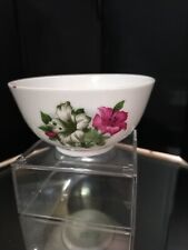 Vintage Rice Bowl Authentic 50-60s Chingluan China VGC hibiscus flowers 