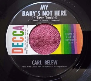 Carl Belew -The End of Time / My Baby's Not Here - 1960 Decca 9-31140 - RARE- - Picture 1 of 5