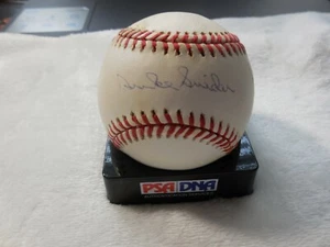 PSA DNA HOF DUKE SNIDER AUTOGRAPHED BASEBALL W/LETTER OF AUTHENTICITY GRADED OVE - Picture 1 of 10