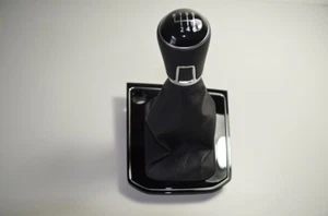 5TB711113A Schalthebelknopf Schaltknauf mit Verkleidung Leder VW Touran 2 ORIG. - Bild 1 von 7