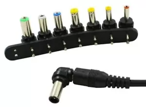 8in1 Universal Notebook Laptop Netzteil DC Adapter Stecker Buchse HP Acer Dell - Bild 1 von 3