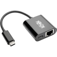 Tripp Lite by Eaton USB C to Gigabit Ethernet Adapter USB Type C to Gbe PD Charg