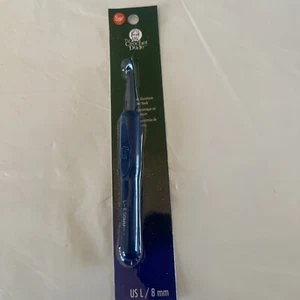 Boye Crochet Dude Ergonomic Aluminum Crochet Hook Size US L 8 mm - NEW! - Picture 1 of 4