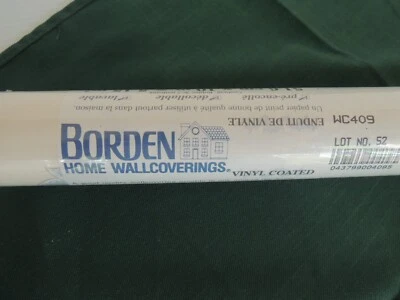 Borden Home Wallpaper Covering 32.8 FTX 20.3IN 20.5 REPEAT,BLUE FLOWERS ON WHITE - Image 1 of 4