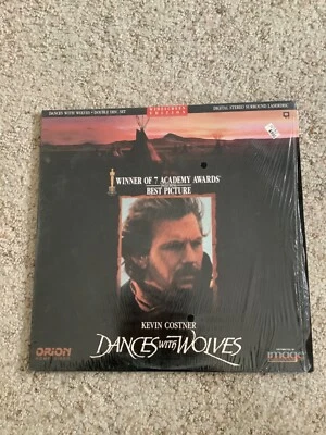 DANCES WITH WOLVES Laserdisc (LD, 1990) Kevin Costner Laser Disc Widescreen - Image 1 of 2