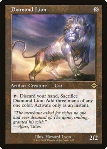 Diamond Lion - FOIL Retro Frame (Near Mint - NM) MTG Magic - Modern Horizons 2 - Picture 1 of 1