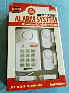 U.S.PATROL JB7389 Home Security Alarm System DOOR & 2 WINDOW ALARMS COMPLETE NIP - Picture 1 of 3