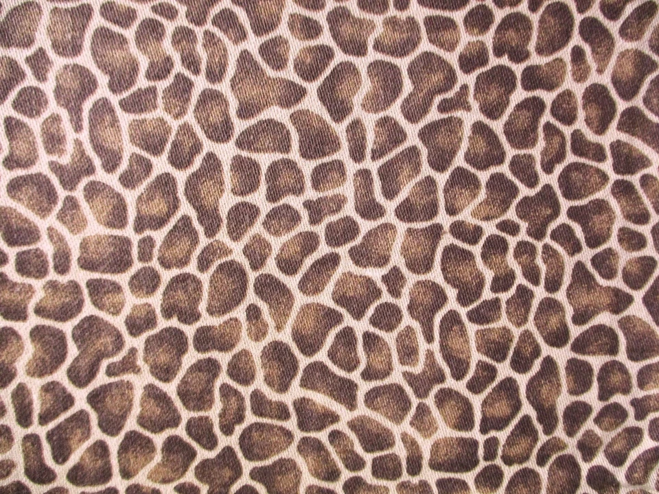 Waverly Fabric Leopard Print Cheetah Cotton Jungle Path 2 + Yards Total - Image 1 of 3