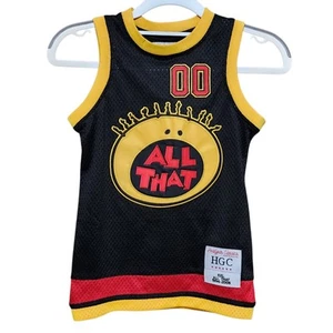 Nickelodeon ALL THAT Boys Basketball Jersey #00 Kel Mitchell RARE Size 5/6 (XS) - Picture 1 of 6