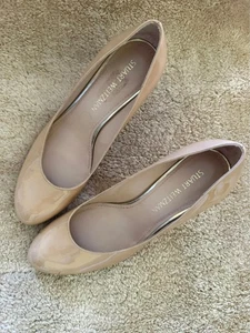 Stuart Weitzman Nude Patent Leather Heels – Size 5 - Picture 1 of 15