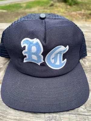 De colección New Era Sombrero Gorra Snap Back Malla Camionero Parche Para Hombres Mediano Grande Años 80 Foto 1 de 4