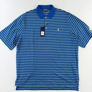 POLO GOLF Pique Knit Stripe Shirt Size XL Mens Barnsley Resort Gardens NEW - Picture 1 of 10