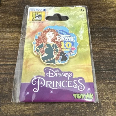 SDCC 2022 Exclus Disney Princess BRAVE 10th Anniversary Enamel Lapel Pin Toynk - Image 1 of 3